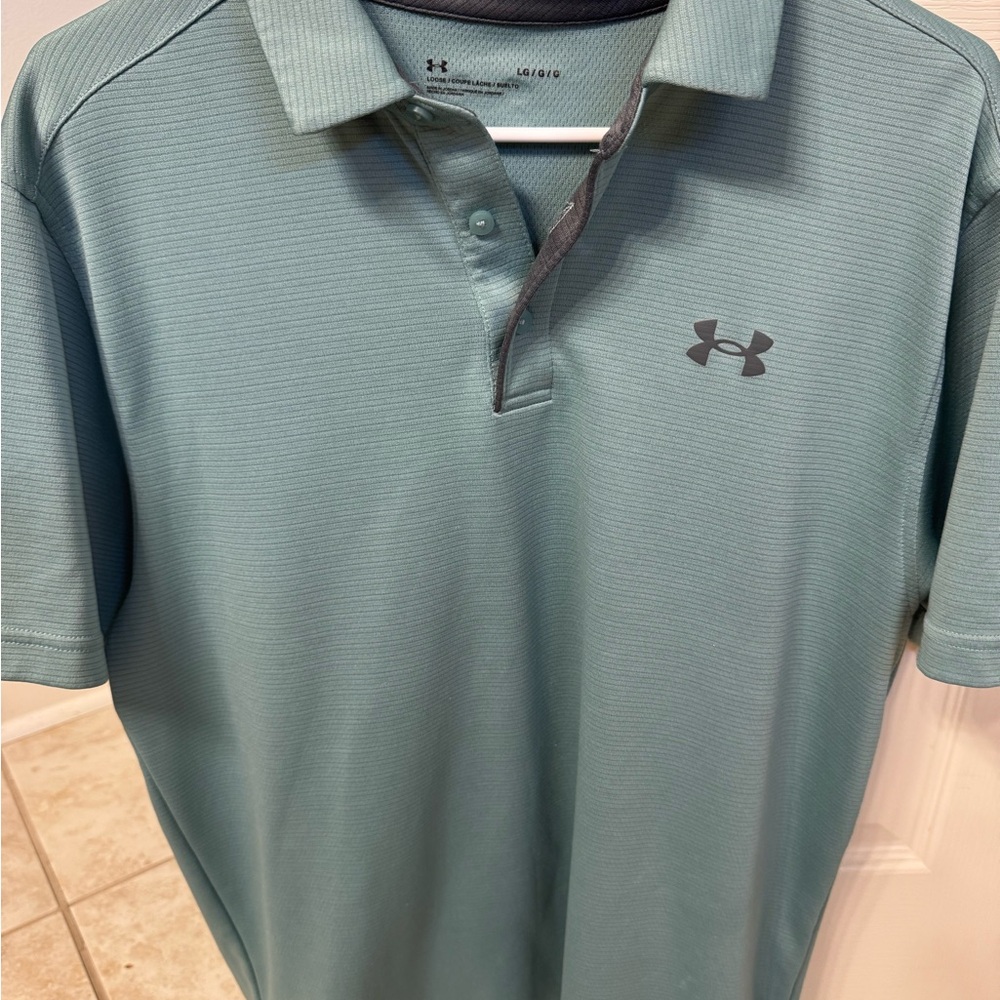 Under Armour Men's Teal Polo Shirt